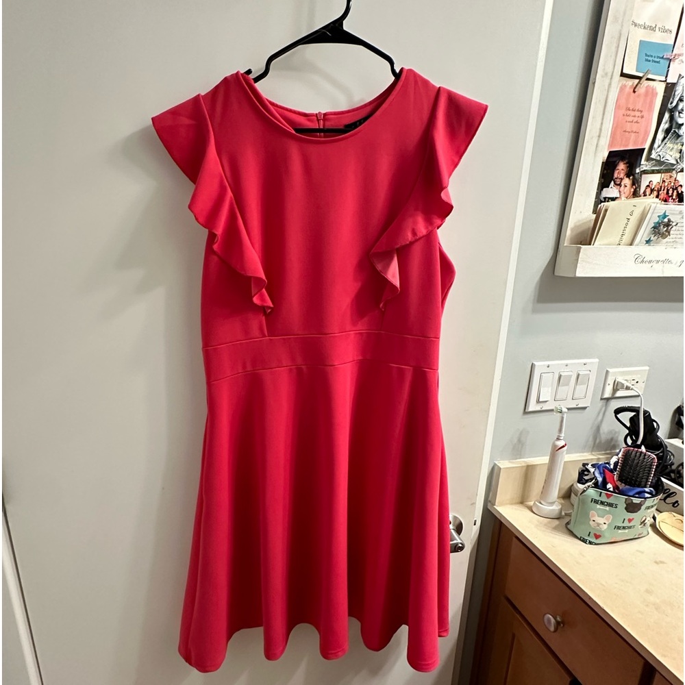 Hot Pink! Super comfy! Great for the office or a date!